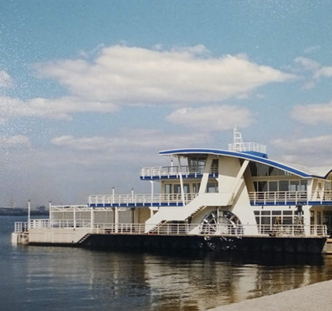 (ENG) Houseboat – recreation complex, Ukraine  